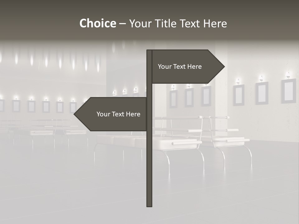 Floor Symmetric Photography PowerPoint Template