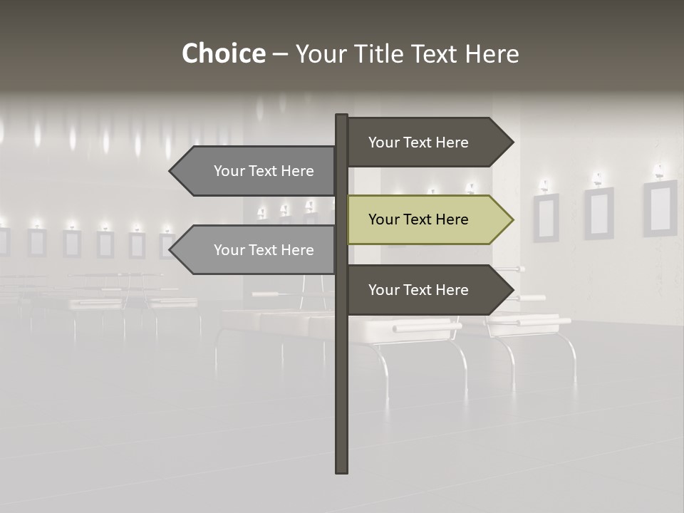 Floor Symmetric Photography PowerPoint Template
