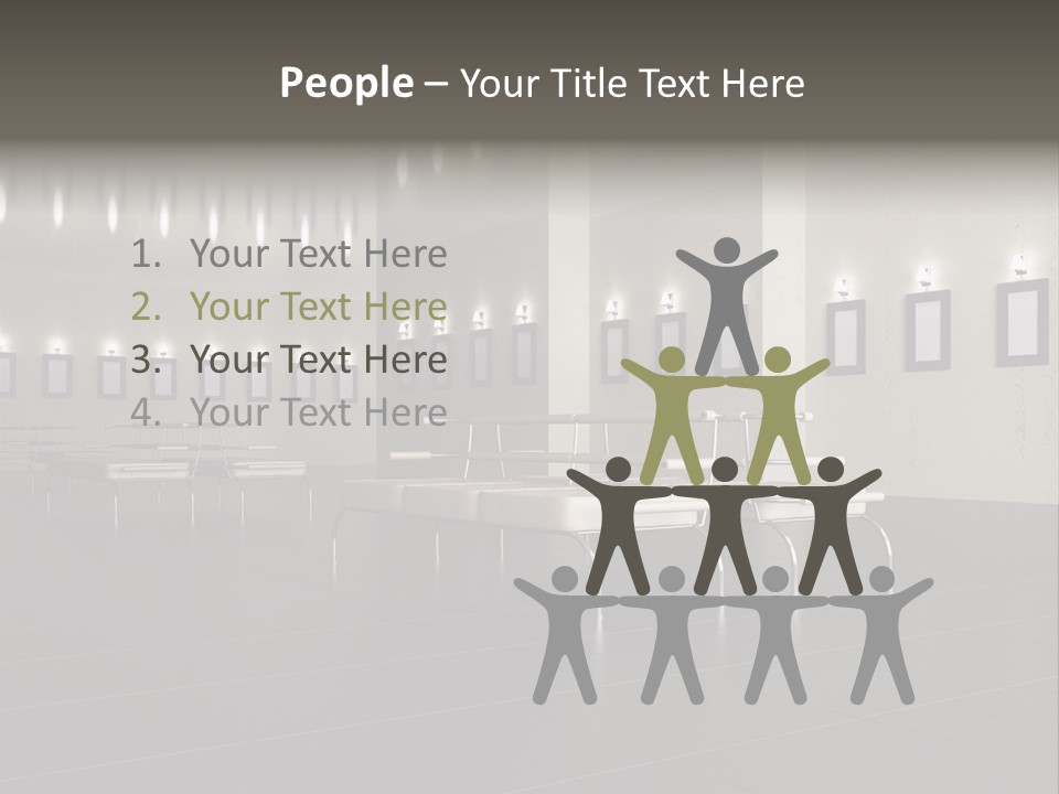 Floor Symmetric Photography PowerPoint Template