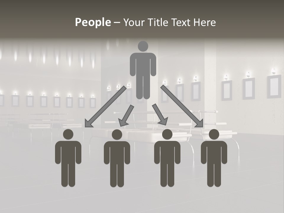 Floor Symmetric Photography PowerPoint Template