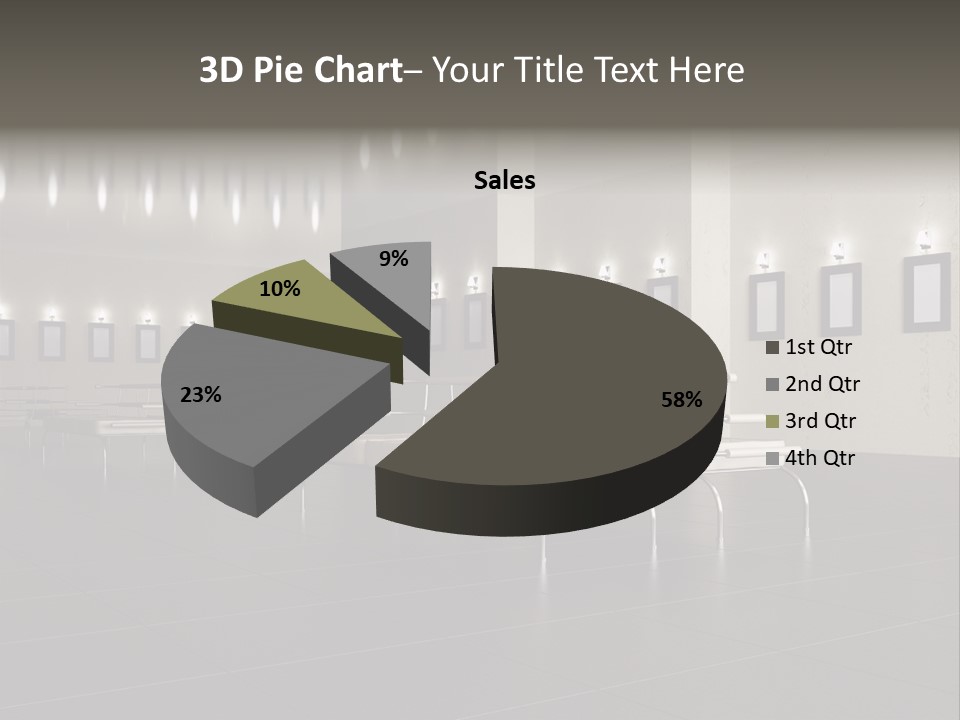 Floor Symmetric Photography PowerPoint Template