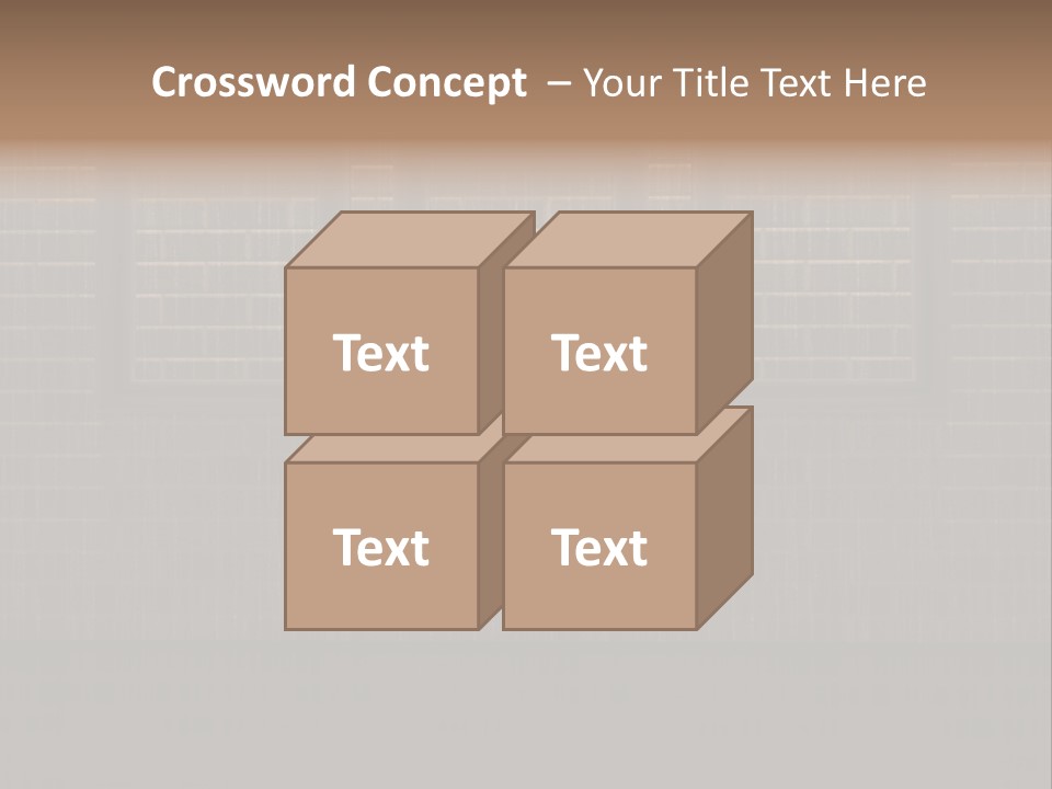 Display Empty Cement PowerPoint Template