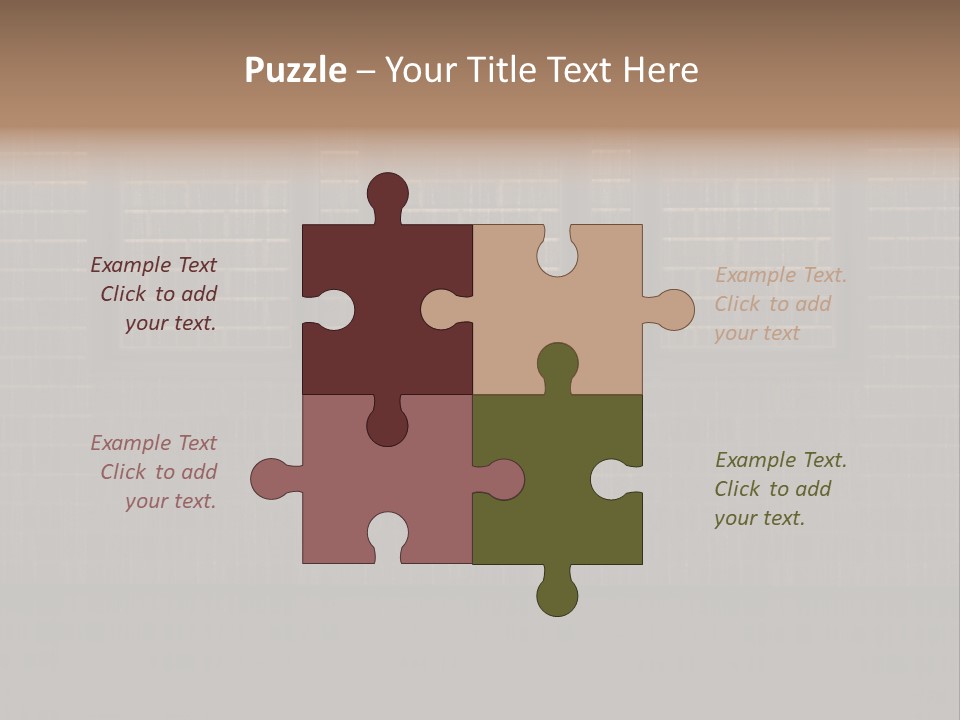 Display Empty Cement PowerPoint Template