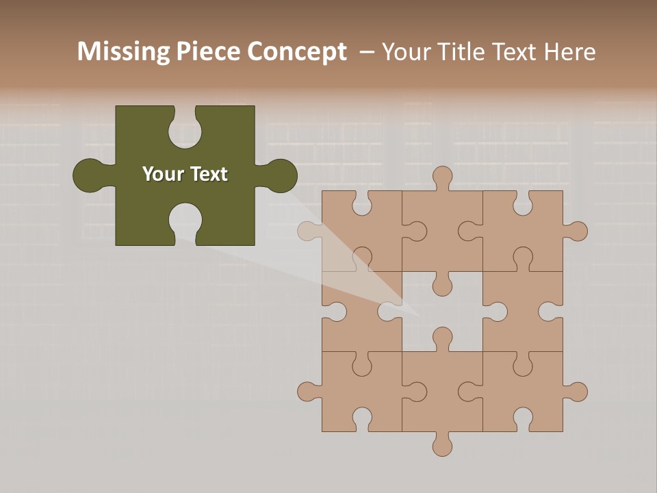 Display Empty Cement PowerPoint Template