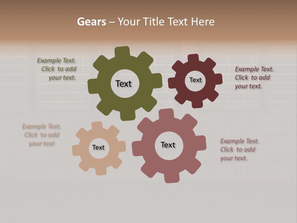 Display Empty Cement PowerPoint Template