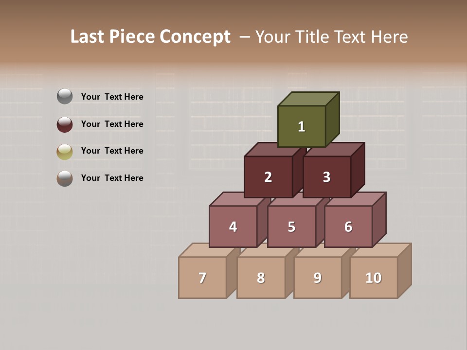 Display Empty Cement PowerPoint Template