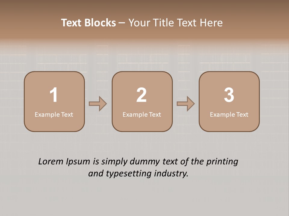 Display Empty Cement PowerPoint Template