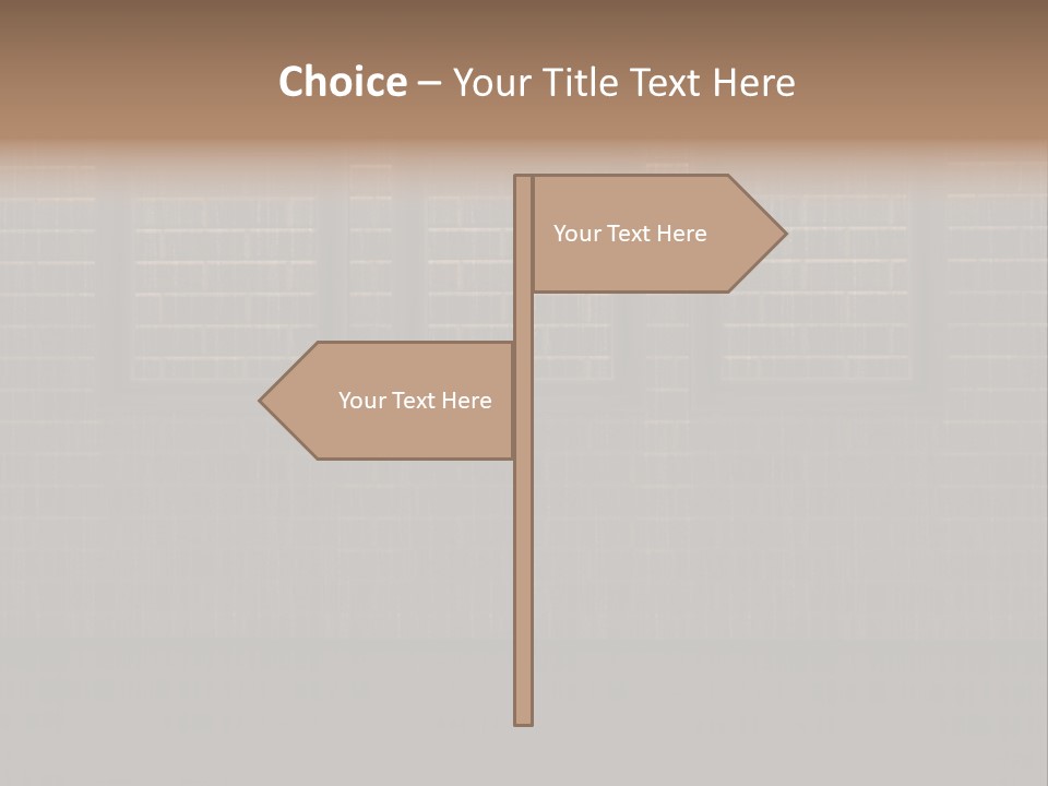 Display Empty Cement PowerPoint Template
