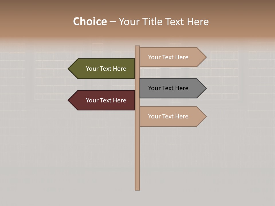 Display Empty Cement PowerPoint Template