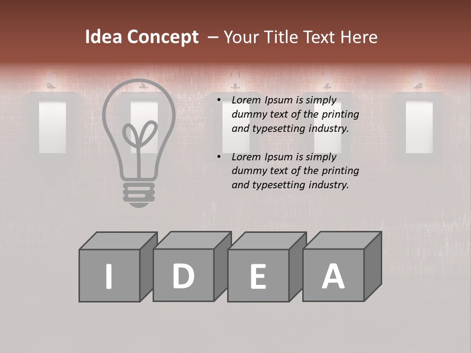 Render Lighting Light PowerPoint Template