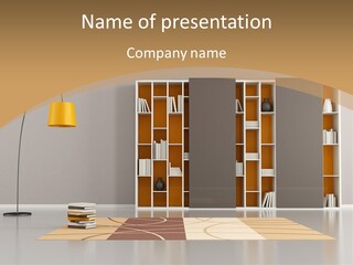 Furniture Contemporary Carpet PowerPoint Template