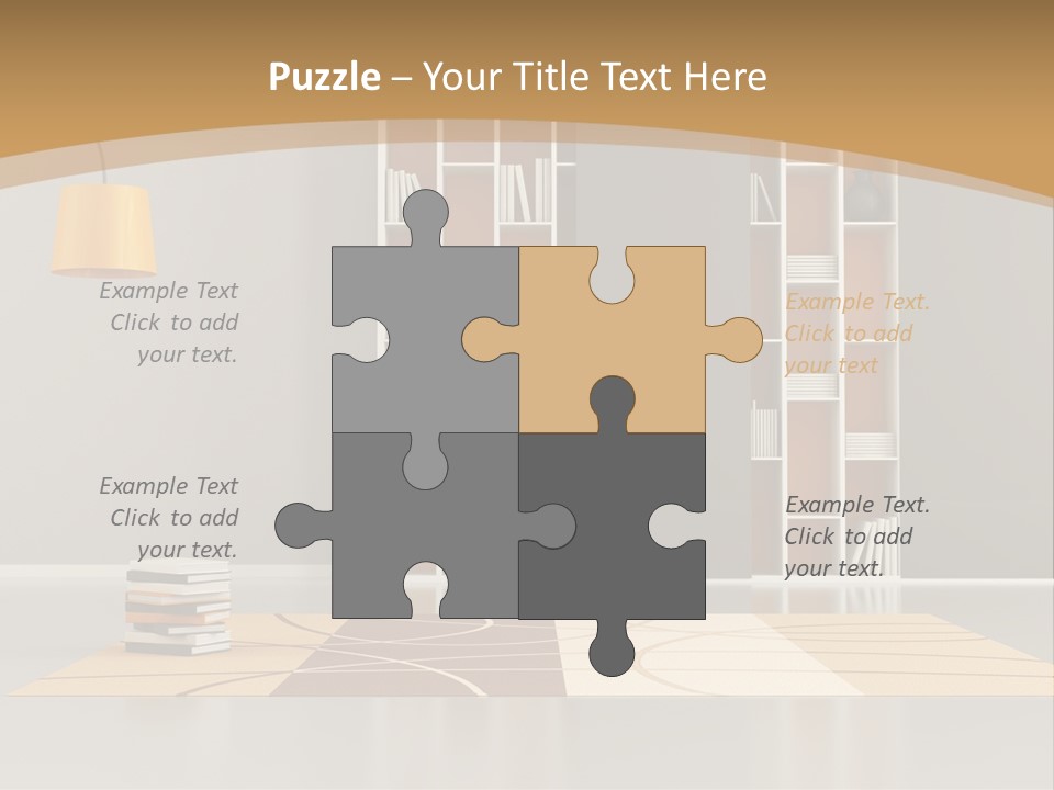 Furniture Contemporary Carpet PowerPoint Template