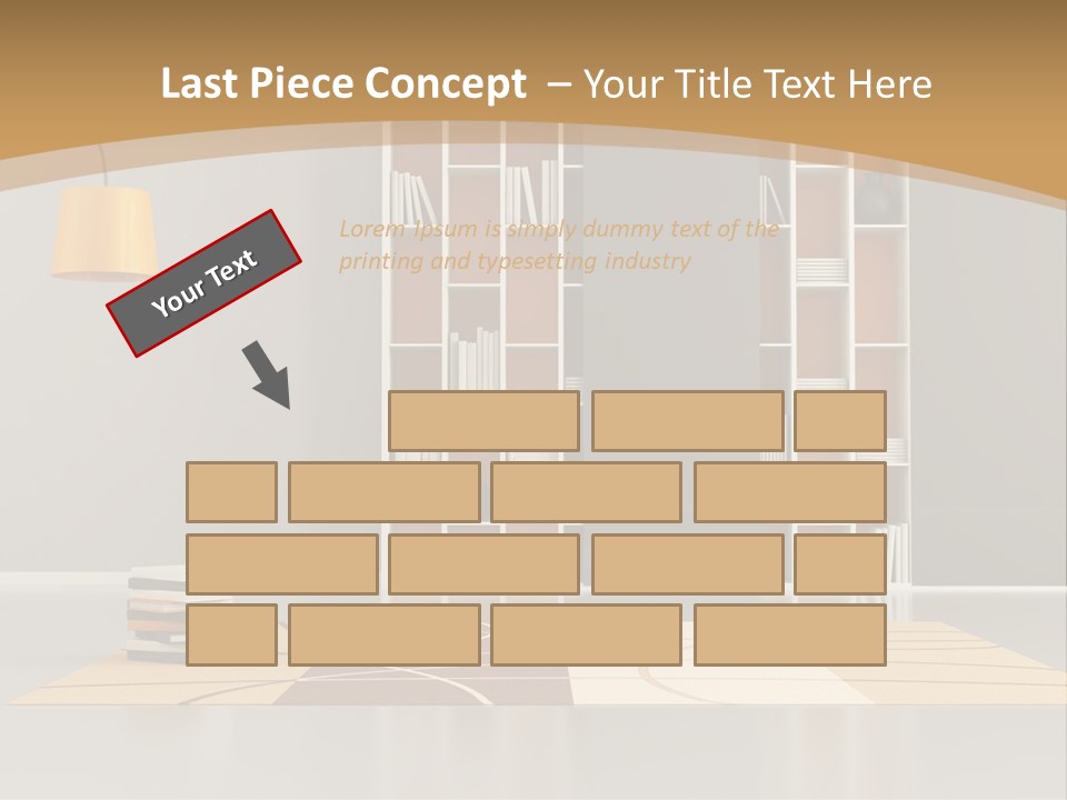 Furniture Contemporary Carpet PowerPoint Template