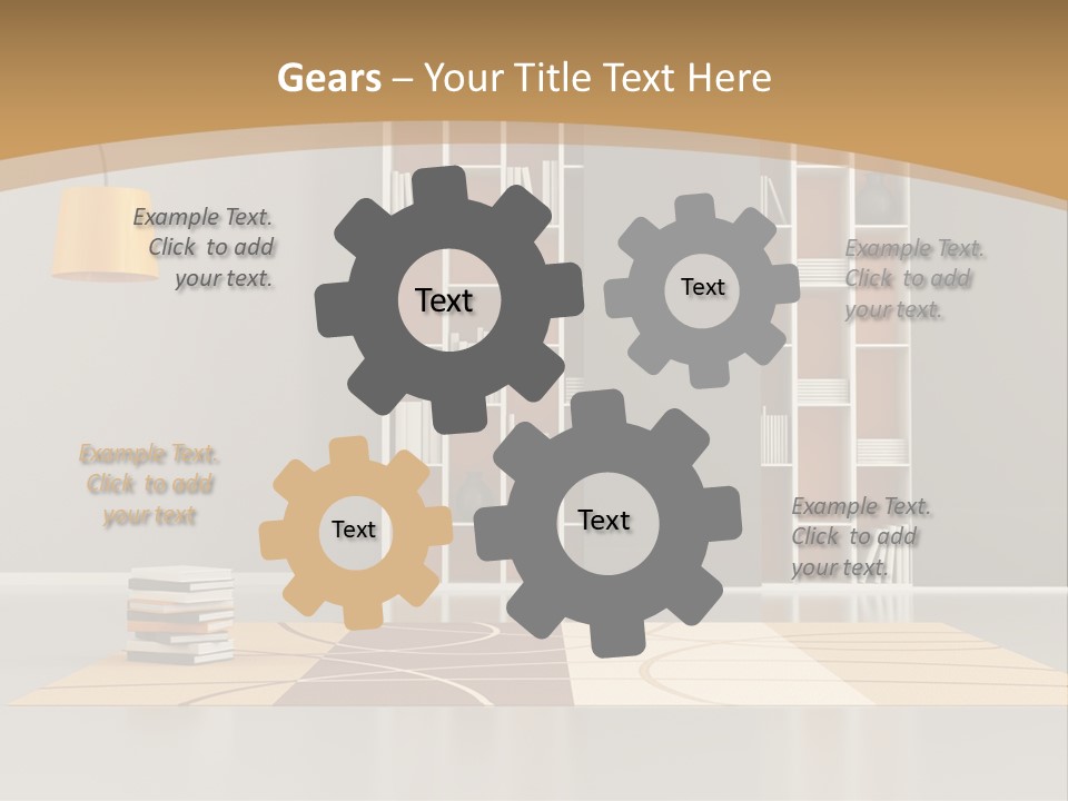 Furniture Contemporary Carpet PowerPoint Template