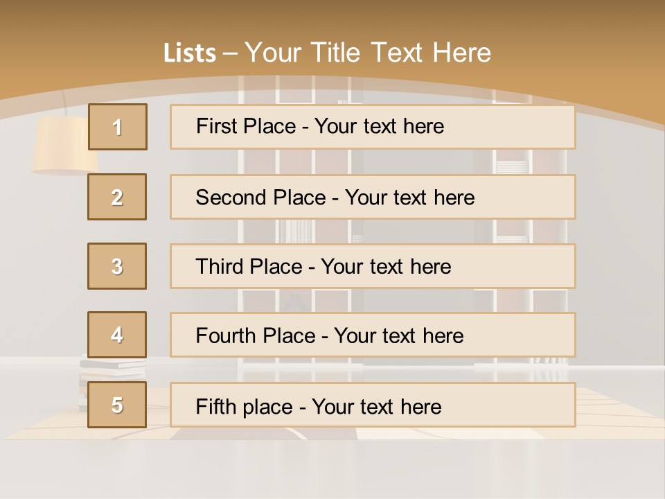 Furniture Contemporary Carpet PowerPoint Template