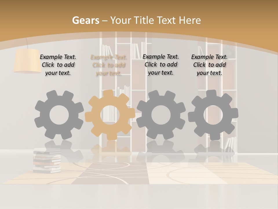 Furniture Contemporary Carpet PowerPoint Template