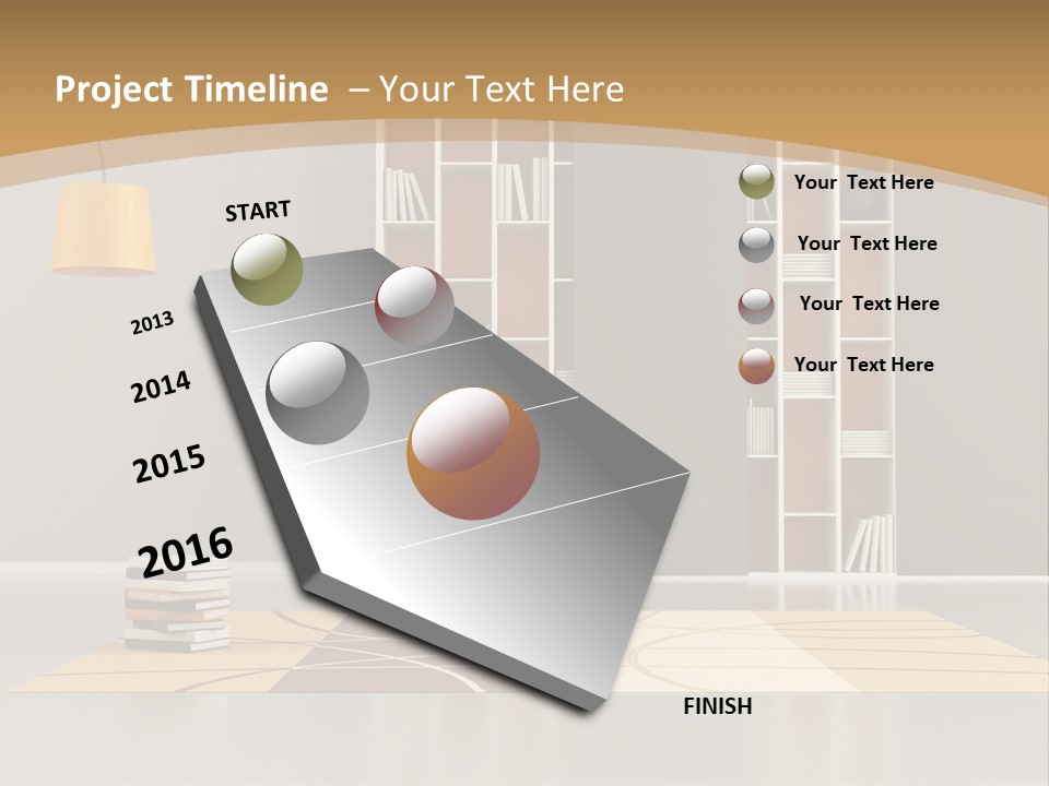 Furniture Contemporary Carpet PowerPoint Template