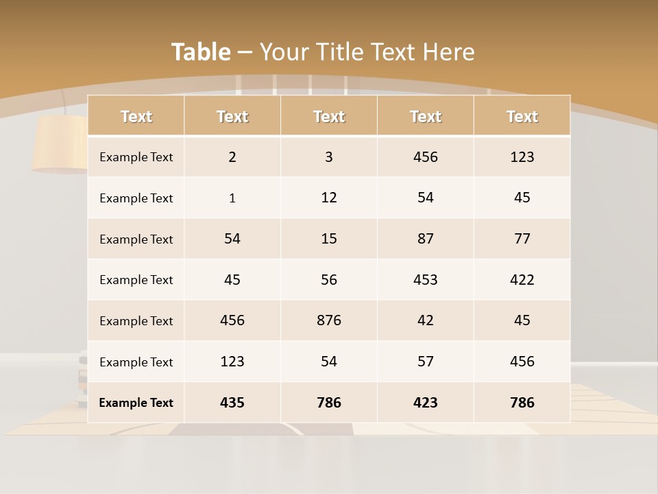 Furniture Contemporary Carpet PowerPoint Template