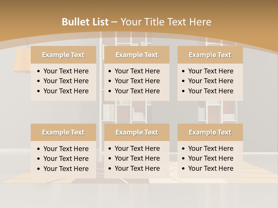 Furniture Contemporary Carpet PowerPoint Template