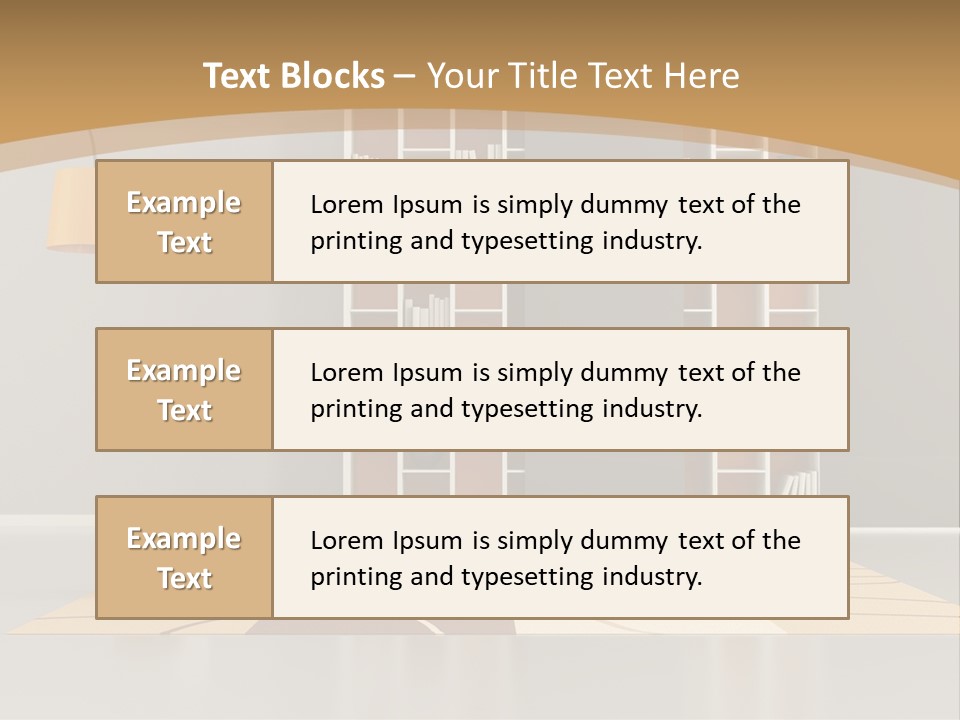 Furniture Contemporary Carpet PowerPoint Template