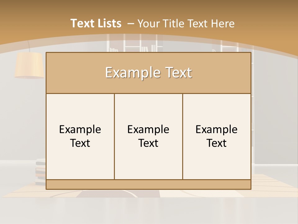 Furniture Contemporary Carpet PowerPoint Template