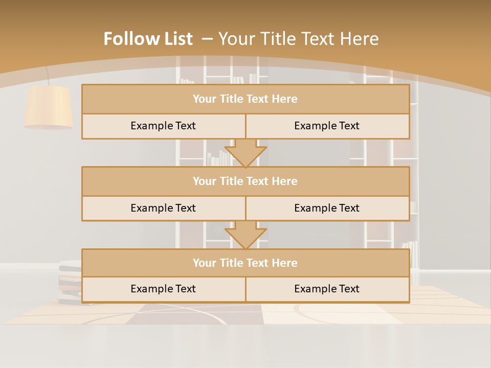 Furniture Contemporary Carpet PowerPoint Template
