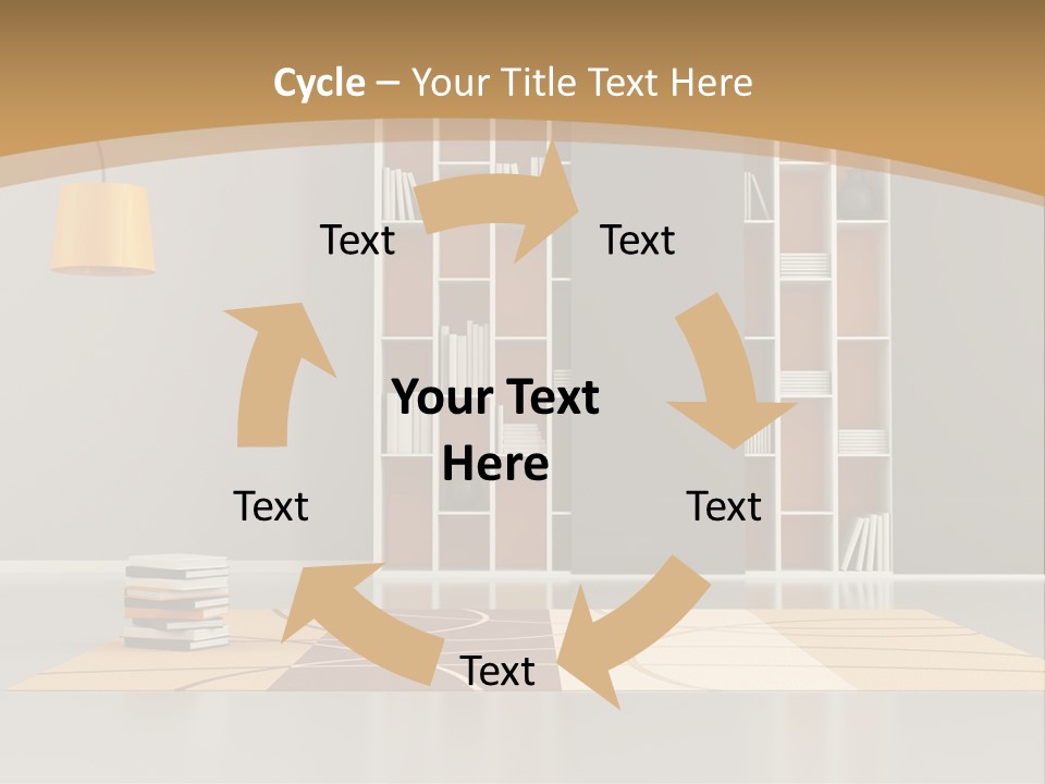 Furniture Contemporary Carpet PowerPoint Template
