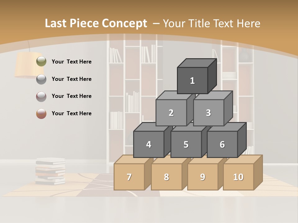 Furniture Contemporary Carpet PowerPoint Template