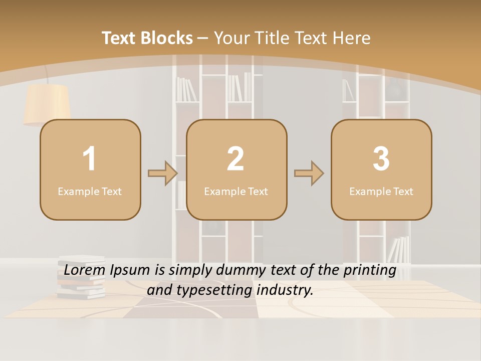 Furniture Contemporary Carpet PowerPoint Template