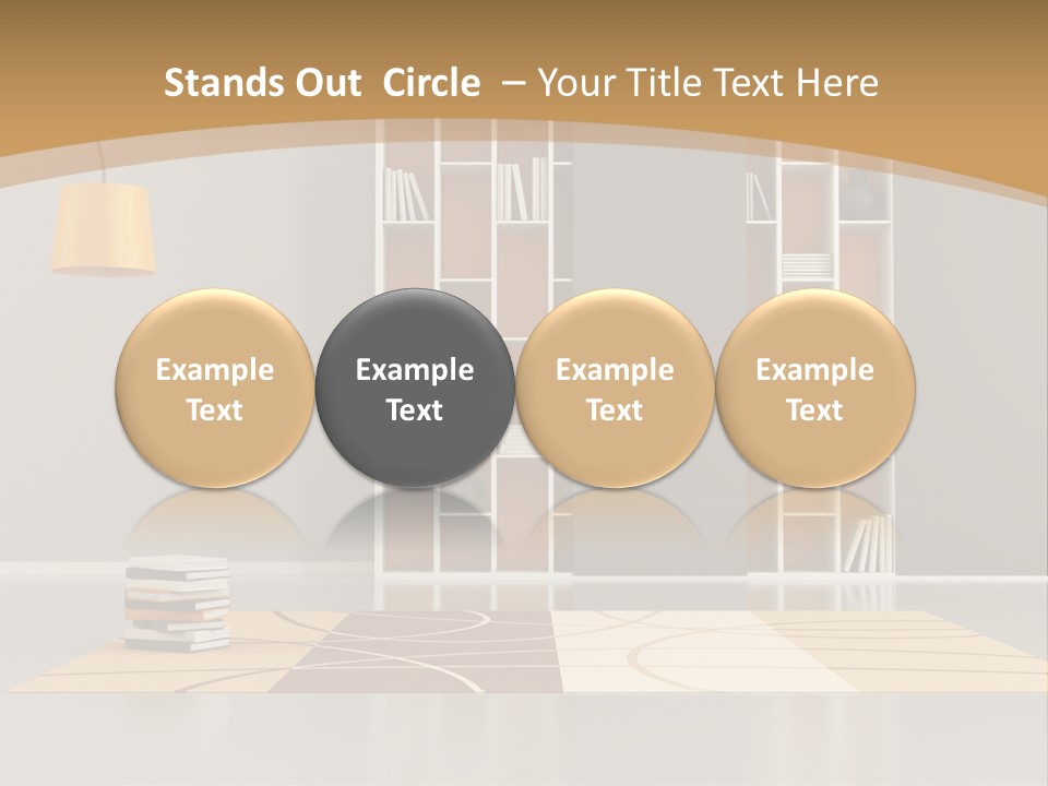 Furniture Contemporary Carpet PowerPoint Template
