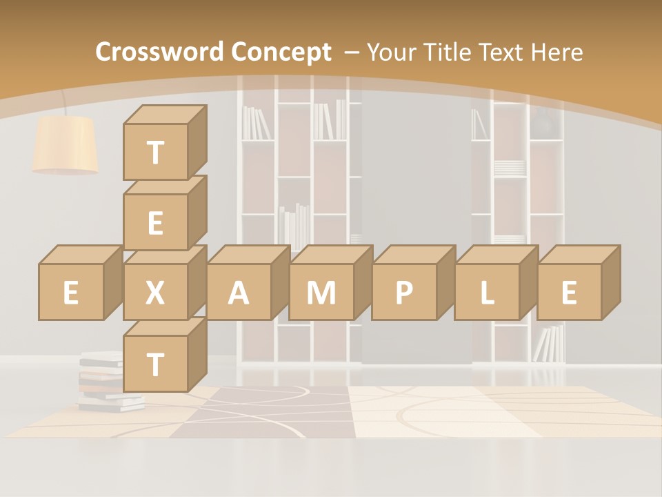 Furniture Contemporary Carpet PowerPoint Template