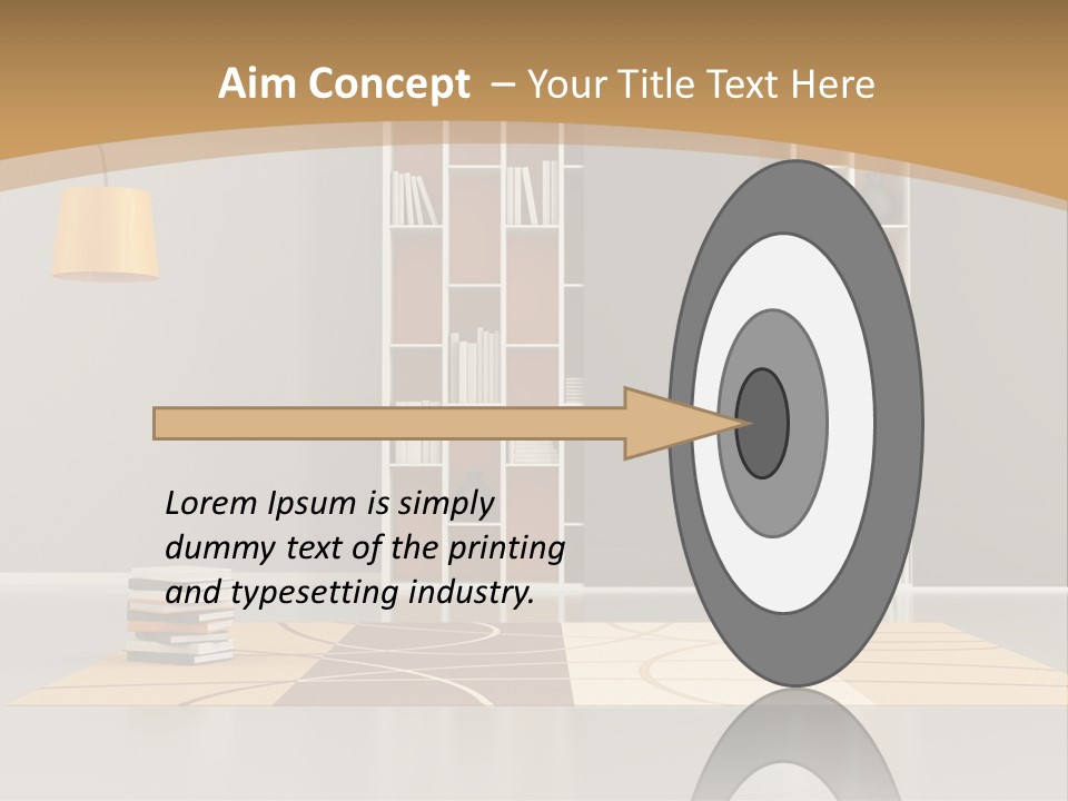 Furniture Contemporary Carpet PowerPoint Template