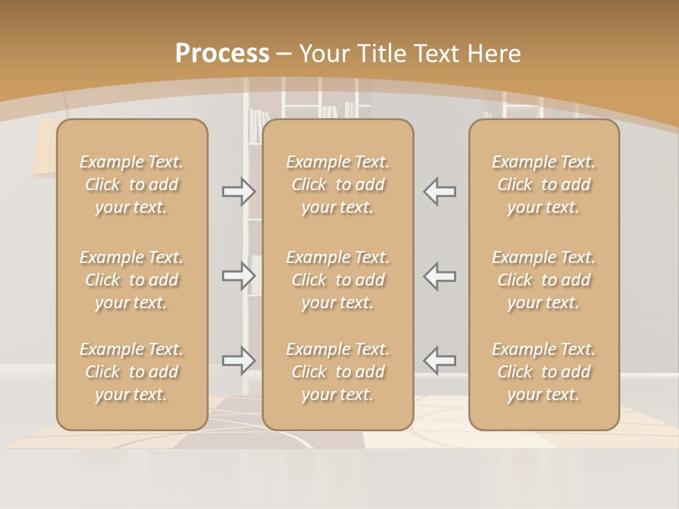 Furniture Contemporary Carpet PowerPoint Template