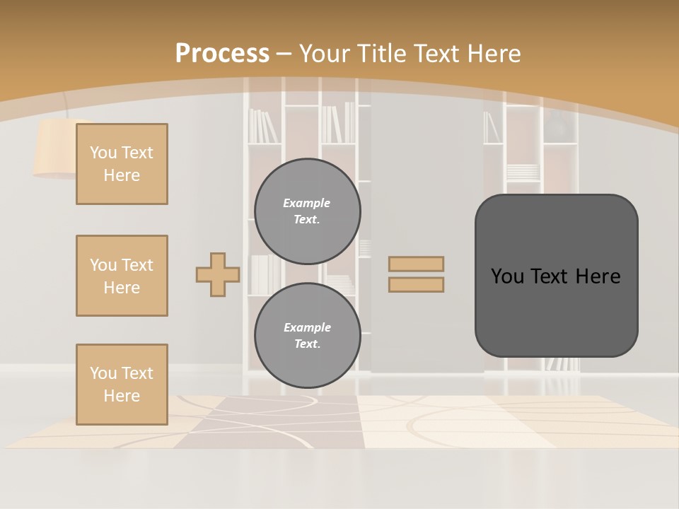 Furniture Contemporary Carpet PowerPoint Template