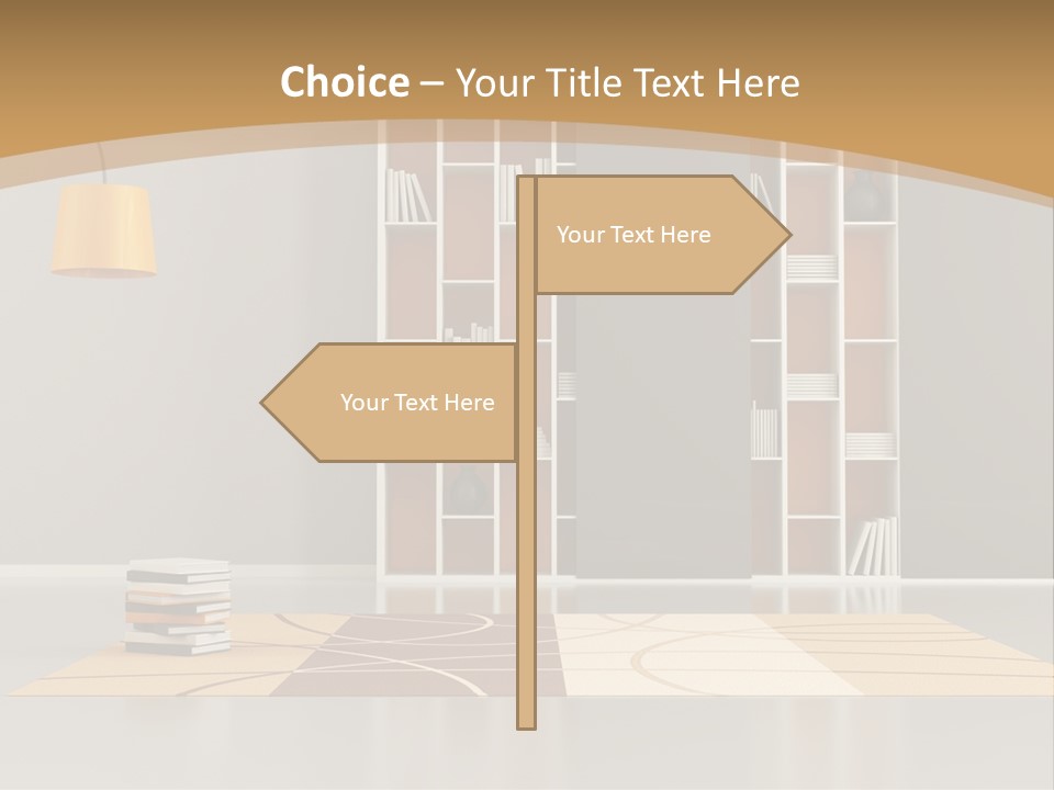 Furniture Contemporary Carpet PowerPoint Template