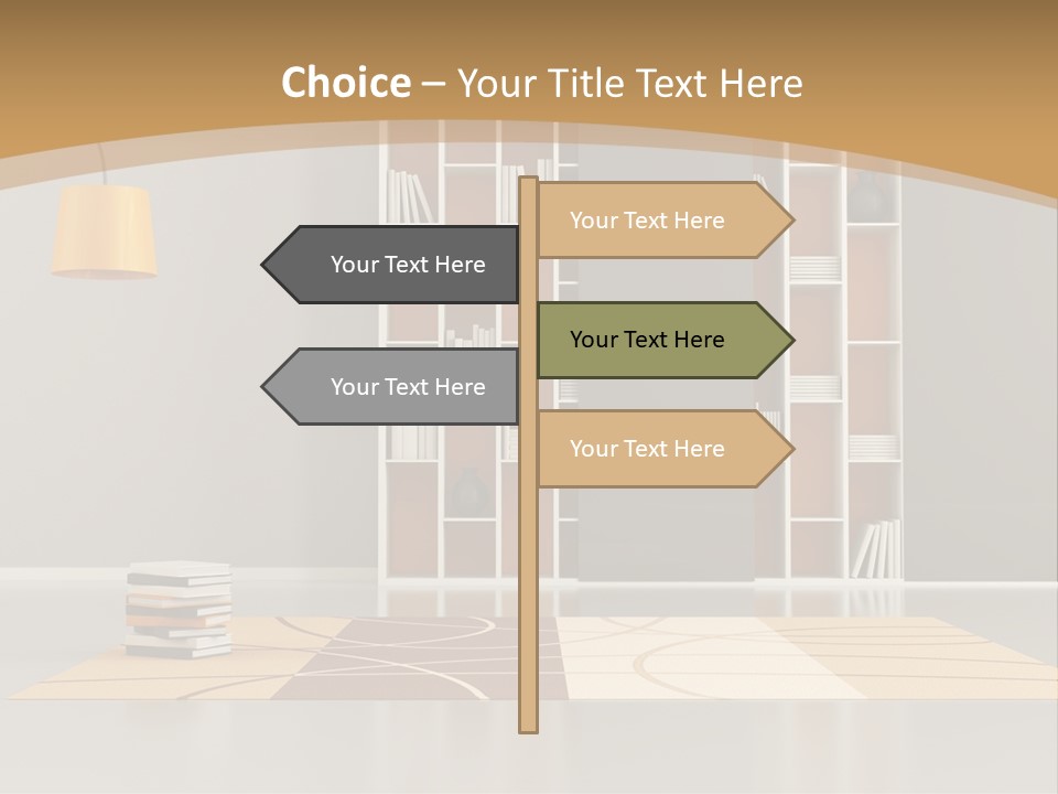 Furniture Contemporary Carpet PowerPoint Template