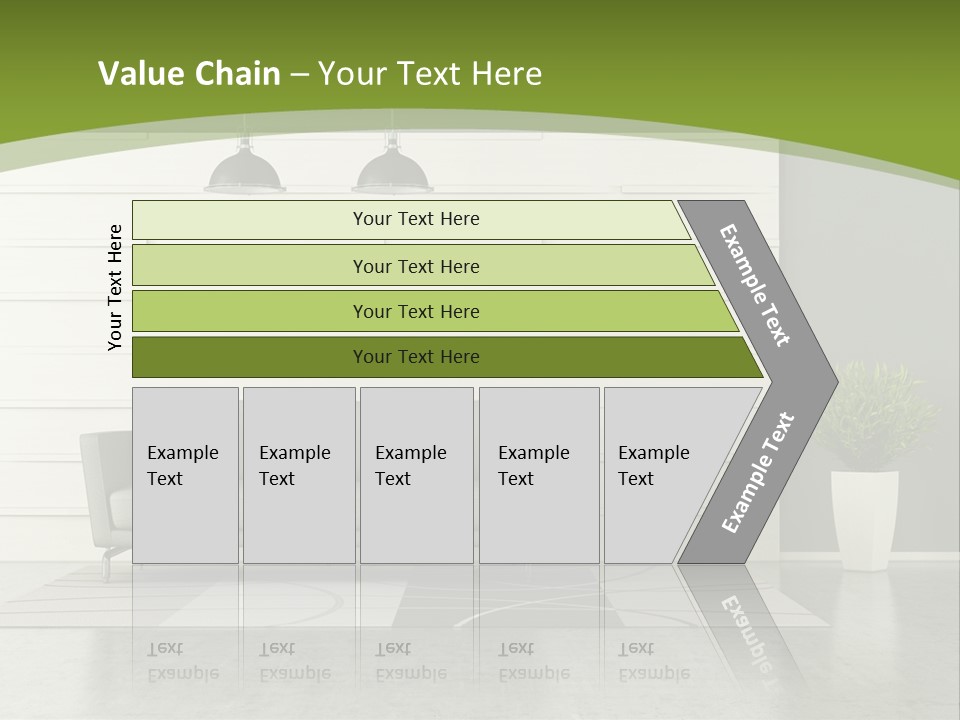 White Comfort Livingroom PowerPoint Template
