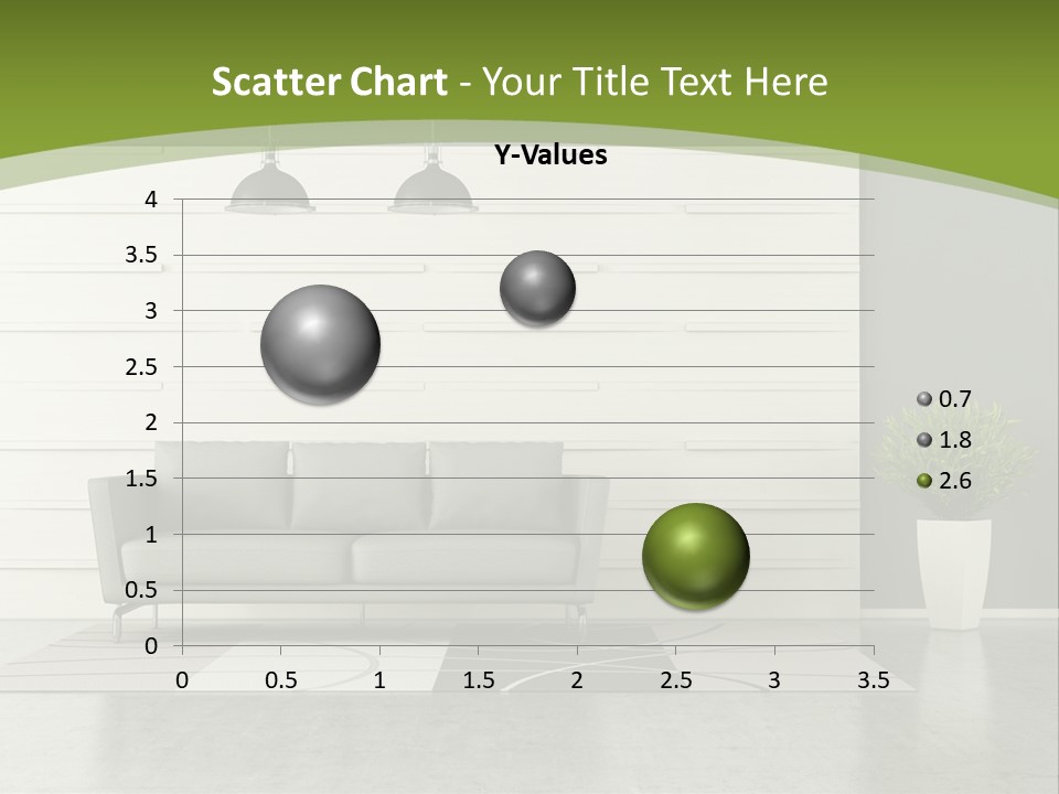 White Comfort Livingroom PowerPoint Template