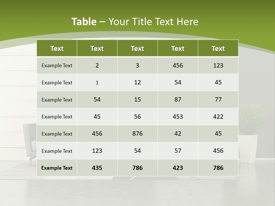 White Comfort Livingroom PowerPoint Template