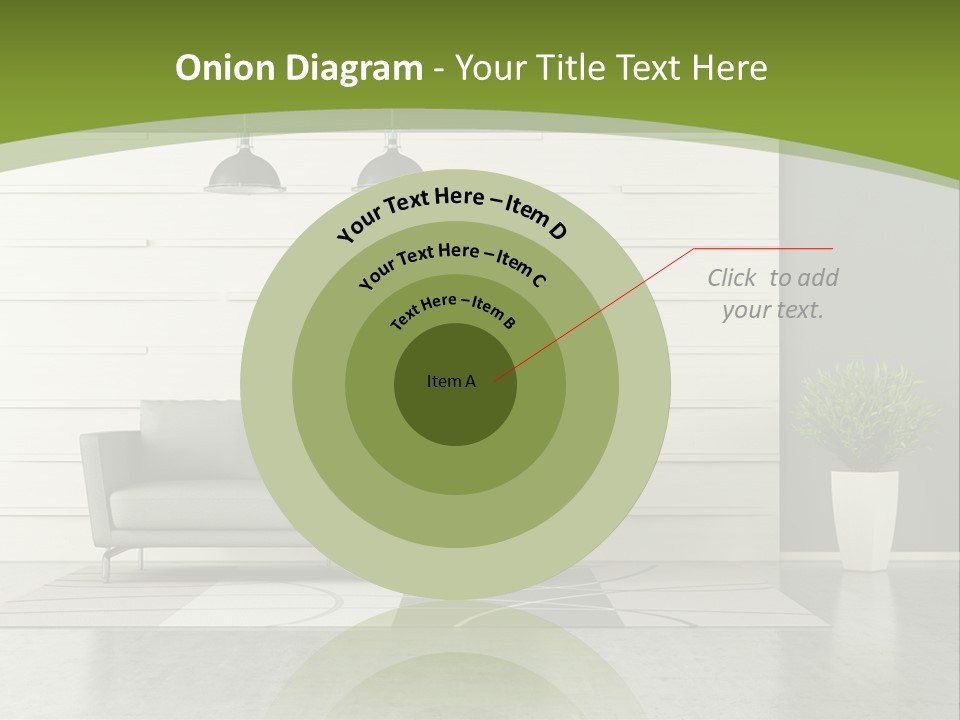 White Comfort Livingroom PowerPoint Template