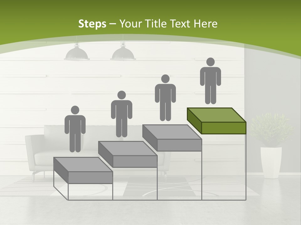 White Comfort Livingroom PowerPoint Template