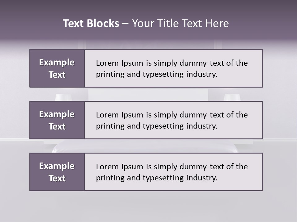 Furniture Relax Design PowerPoint Template