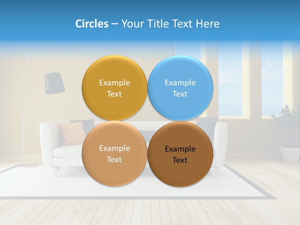 Yellow Furniture Stucco PowerPoint Template