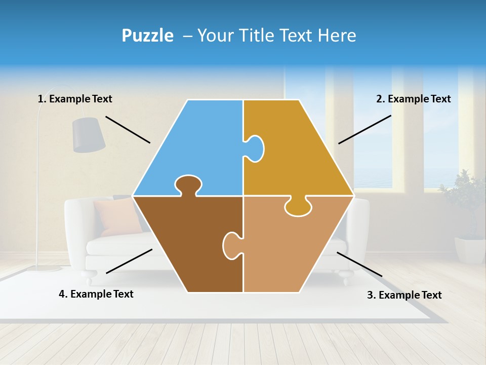 Yellow Furniture Stucco PowerPoint Template