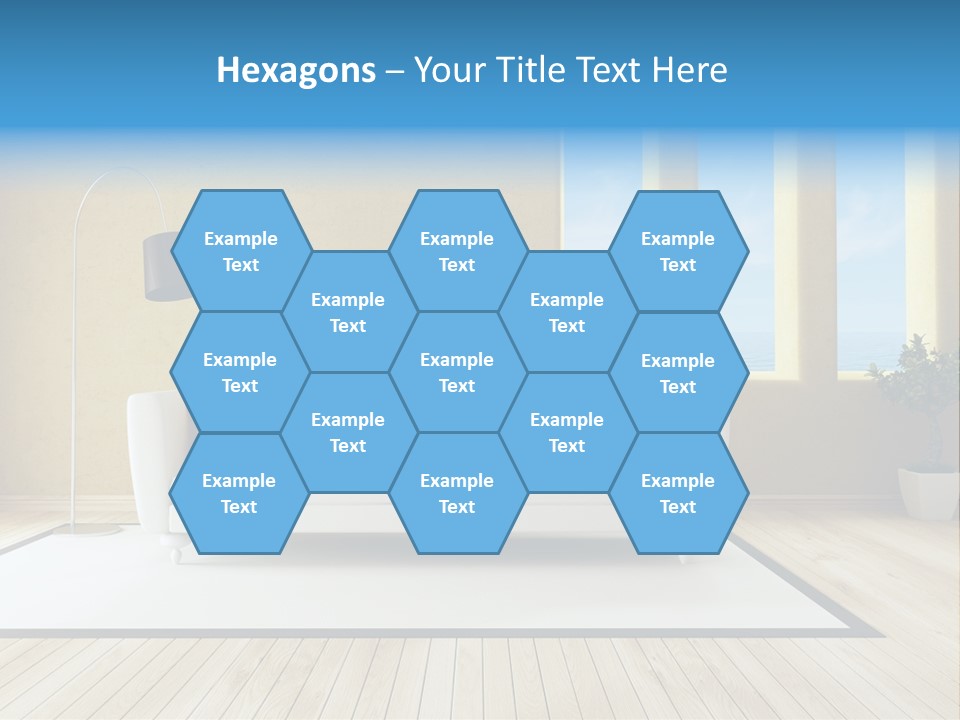Yellow Furniture Stucco PowerPoint Template