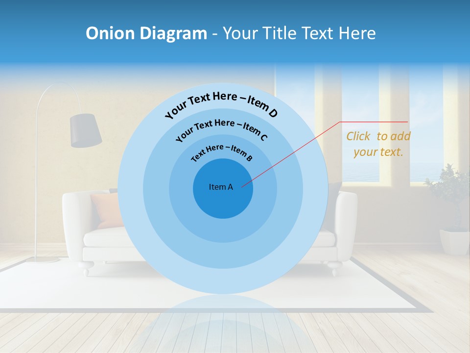 Yellow Furniture Stucco PowerPoint Template