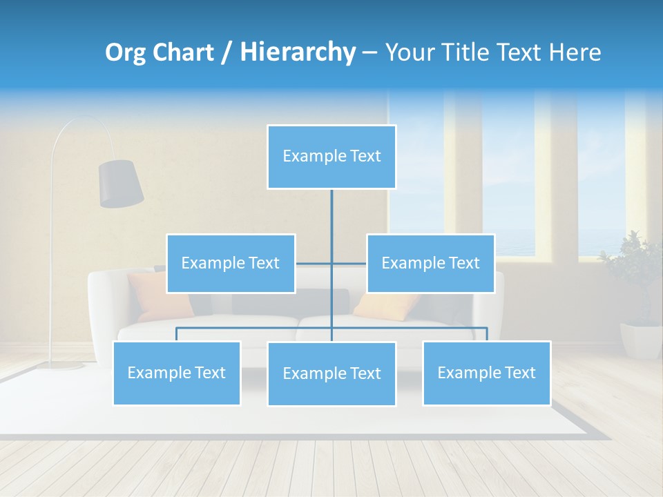 Yellow Furniture Stucco PowerPoint Template