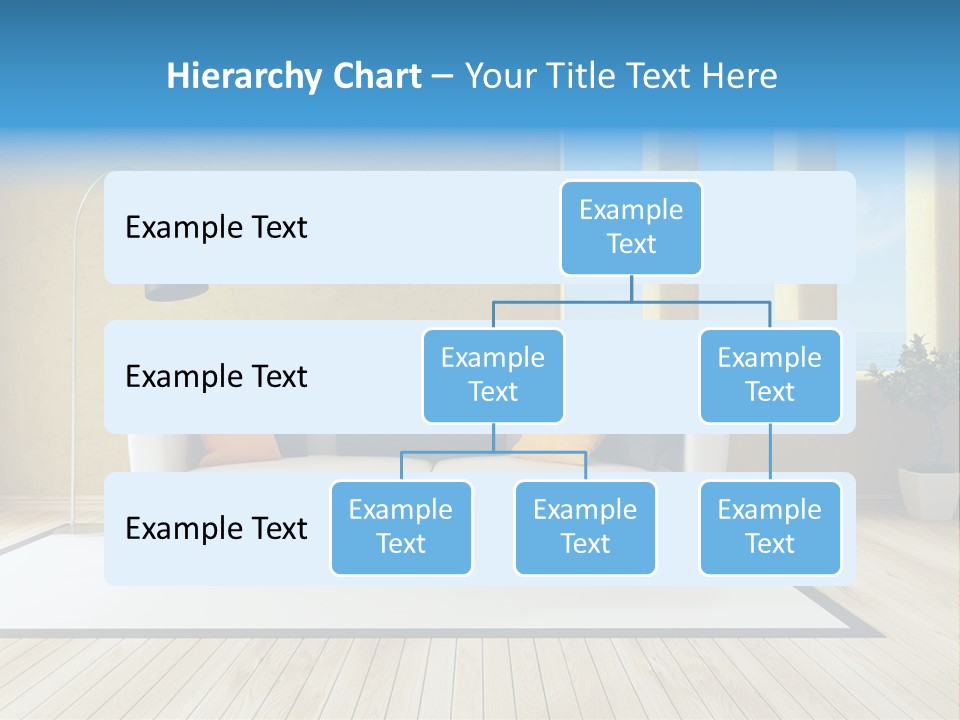 Yellow Furniture Stucco PowerPoint Template