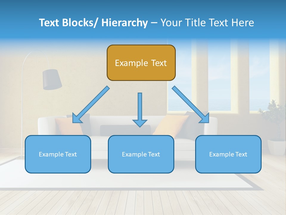 Yellow Furniture Stucco PowerPoint Template