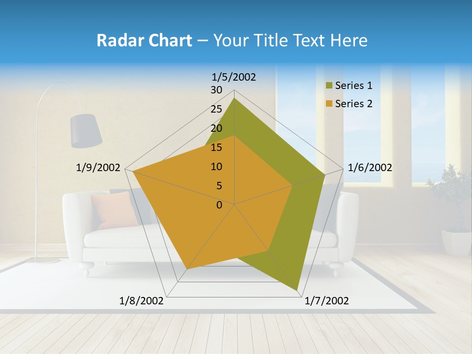 Yellow Furniture Stucco PowerPoint Template